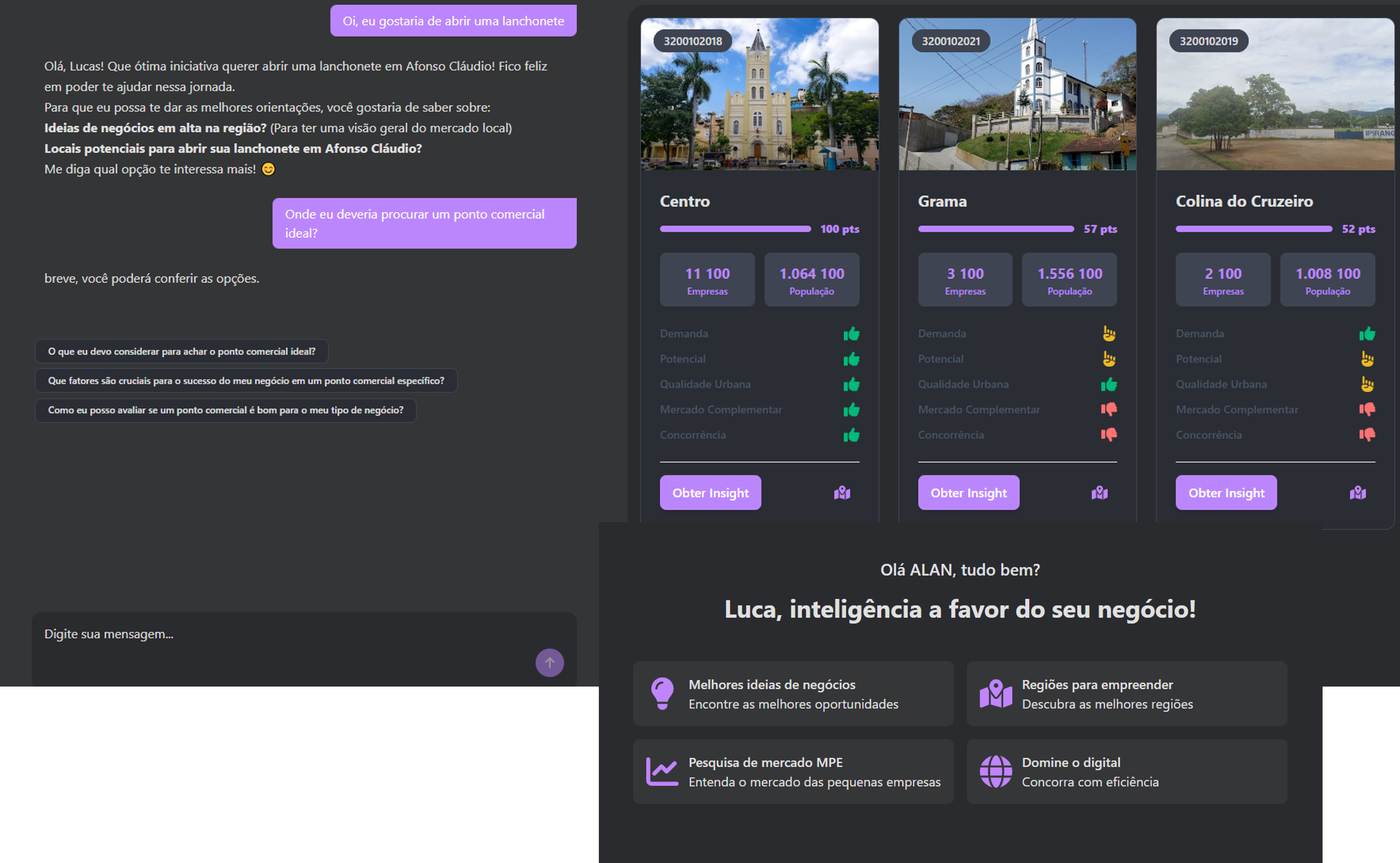 Fale com a IA Sebrae